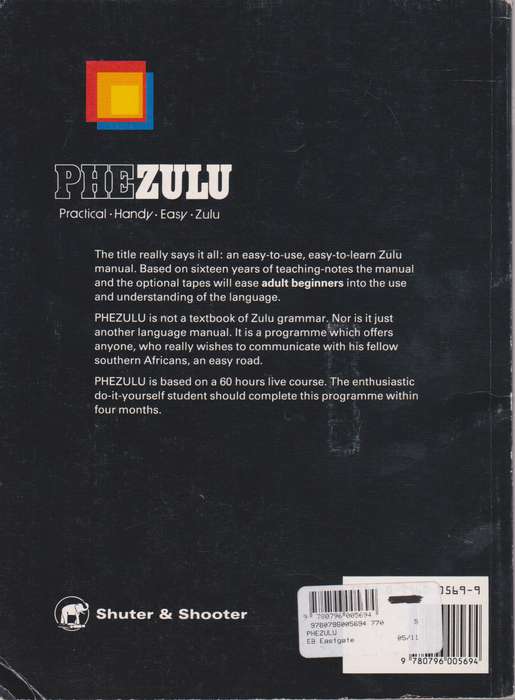 Phezulu: A Beginner's Course by J.B. Townshend