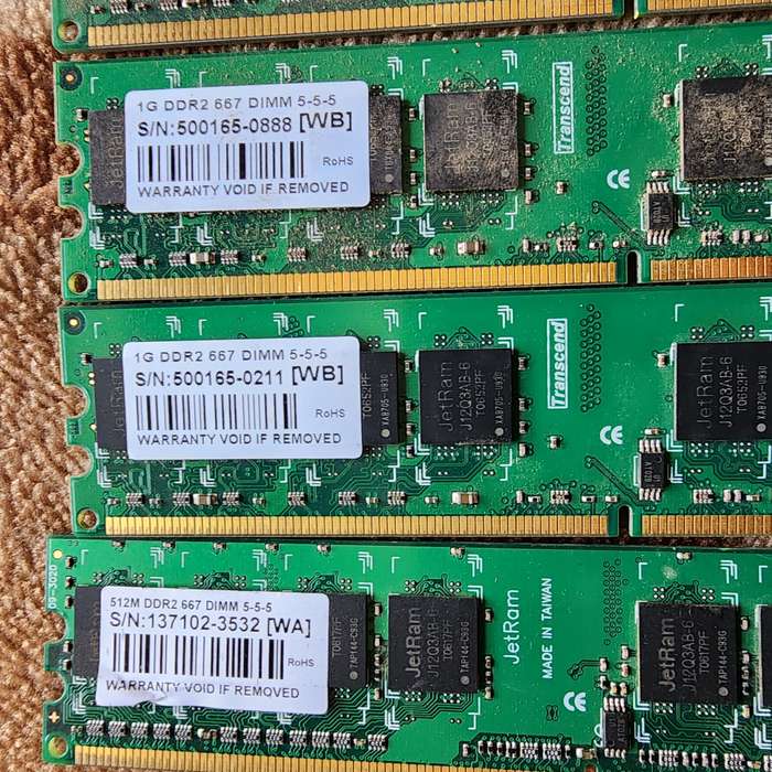 DDR2 667 RAM - WHOLE LOT - UNTESTED
