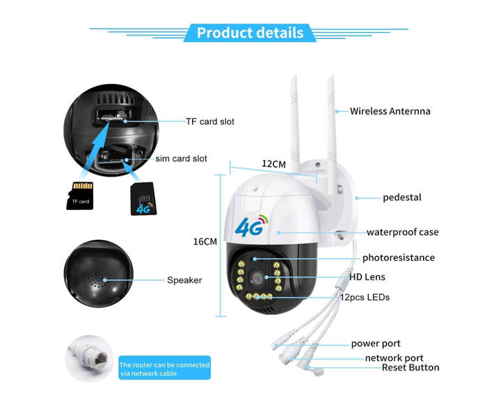 Remote Access 4G CCTV Camera