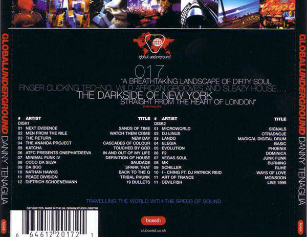 Danny Tenaglia - Global Underground 017: London (2xCD)