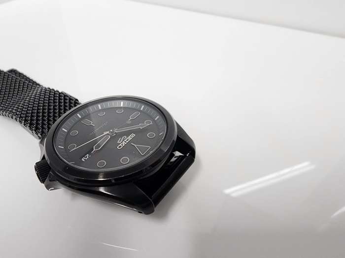 Seiko 5 Sports Automatic Black Dial Men's Watch preowned