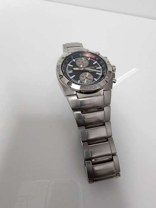 Seiko Chronograph Tachymeter Quartz Date Vintage Mens Watch preowned