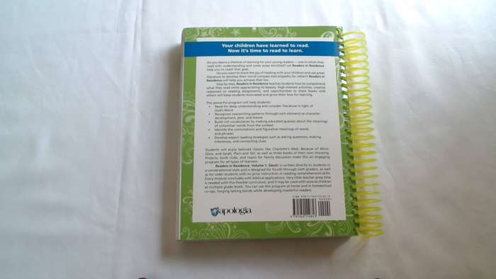 Readers in Residence All-In-One Student Text and Workbook Volume 1