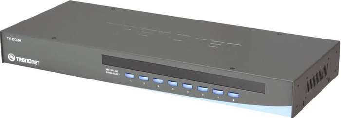 TRENDnet TK-803R 8-Port Rackmount KVM Switch