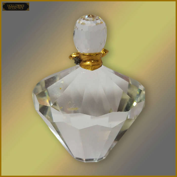 Vintage Crystal Male Figure Ornament