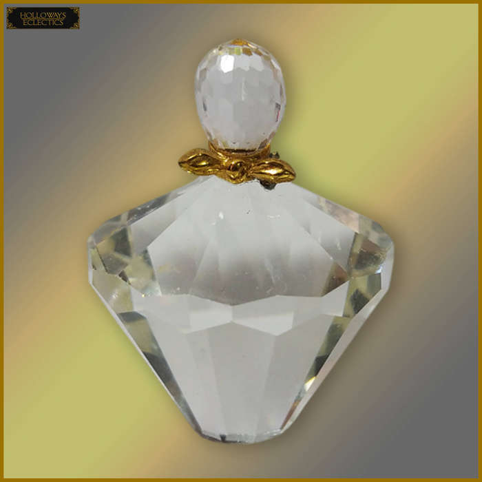 Vintage Crystal Male Figure Ornament
