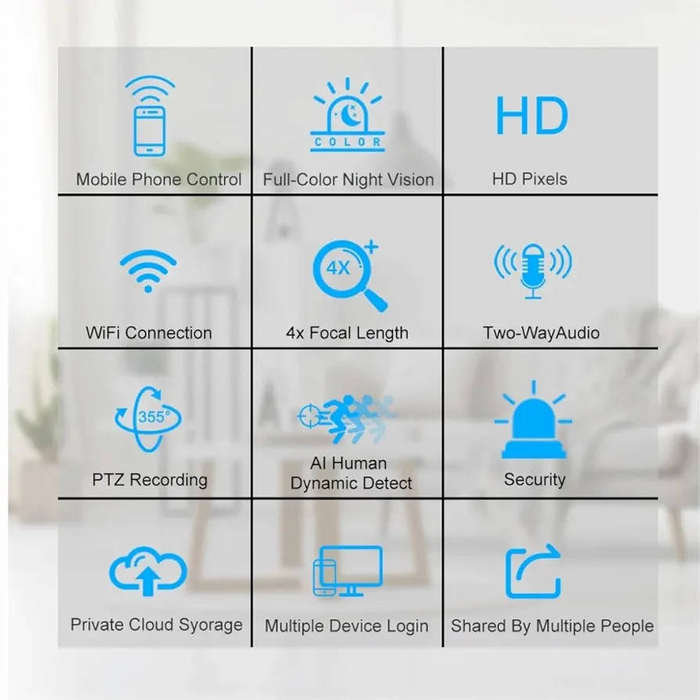 Generic Wireless WiFi Light Bulb Camera Security Camera- 32G Card