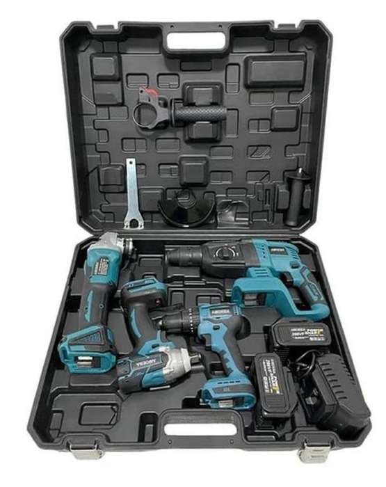 Multi-Function Power Tool Set Combination with Chargeable Cordless Drill