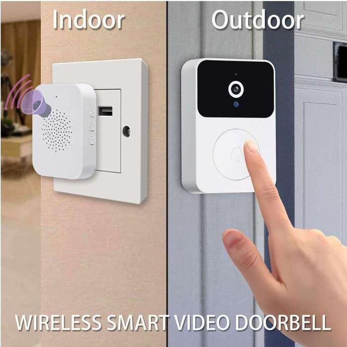 Rechargeable Phone Access Wireless Mini Video Two-Way Audio Doorbell Camera