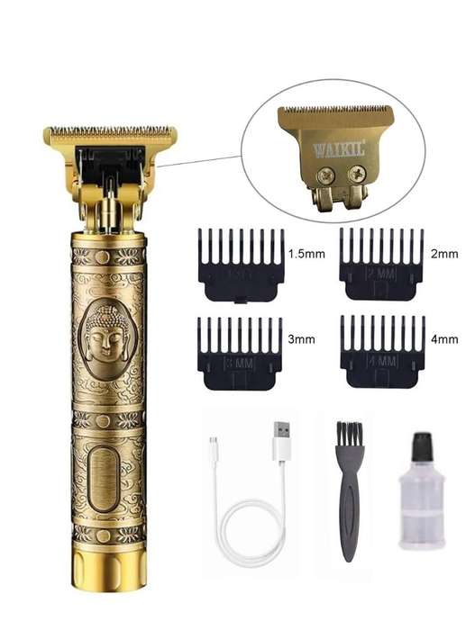  Beard&Hair Trimmer, Cordless USB Rechargeable Hair Clipper