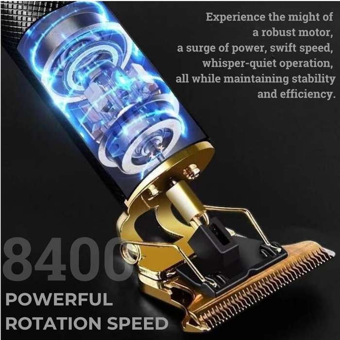  Beard&Hair Trimmer, Cordless USB Rechargeable Hair Clipper
