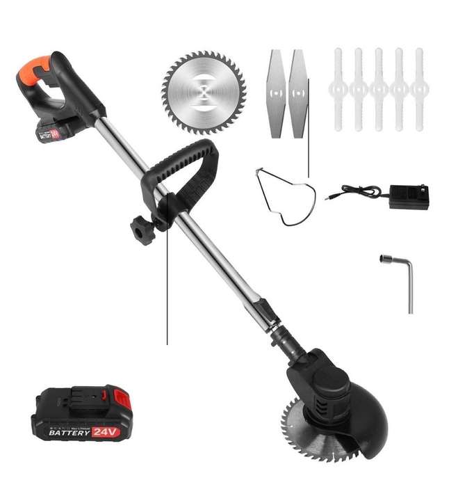 Electric Cordless String Trimmer Weed Eater Garden Grass Cutting Machine