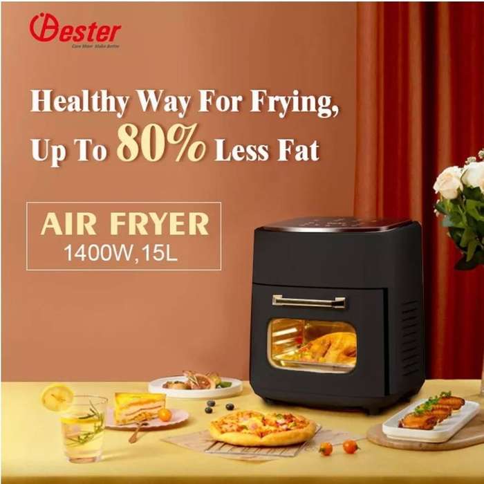 DH - German Technology Air Fryer Oven Multifunction Electric Air Fryer -15L - Porcelain