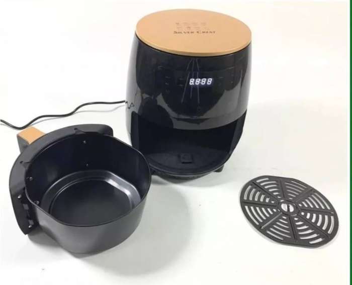 Air Fryer 6L 2400W Extra Large Capacity Air Fryer with LCD Touch Control Display