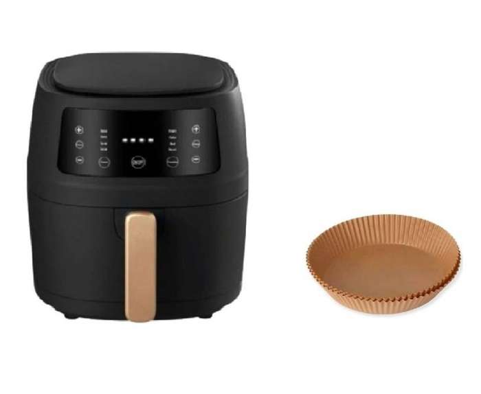 8L Digital Roaster Air fryer With Air fryer Paper Liner 