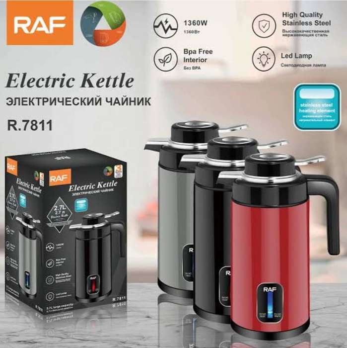 Electric Kettle Hot Water Kettle, 2.7L Stainless Steel Electric Tea Kettle