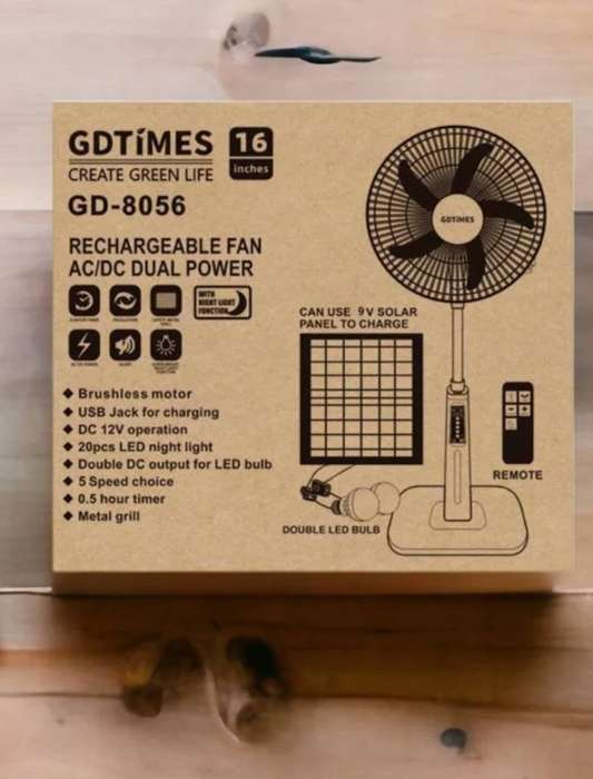 Solar Pedestal 16inch Fans Back In Stock 