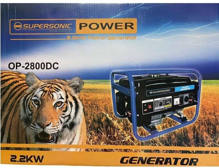 Supersonic 4 Stroke Petrol Generator OP-2800DC