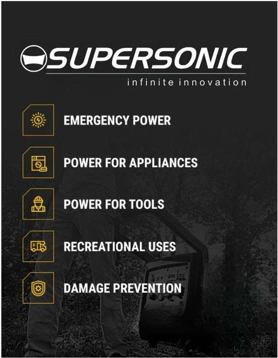 Supersonic 4 Stroke Petrol Generator OP-2800DC