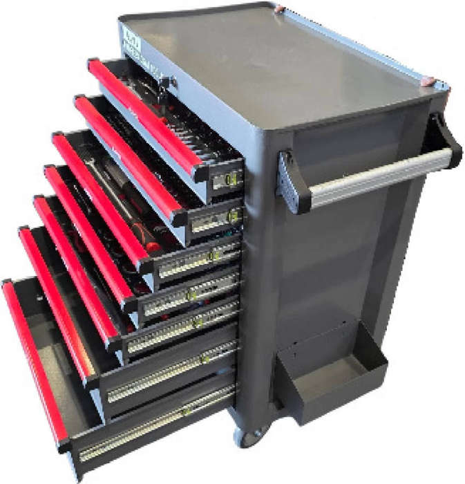 270pcs set  Toolbox 7drawer cart