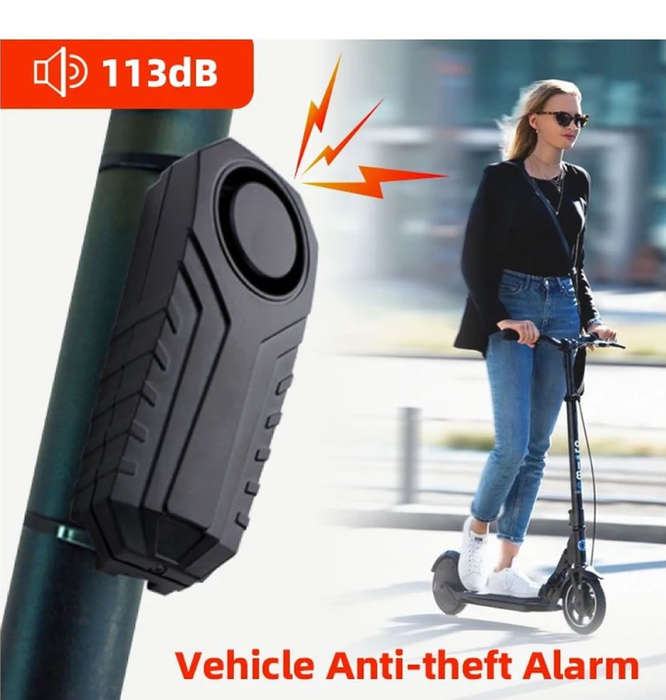 Sensitive Vibrator Detector Bike Alarm With Remote
