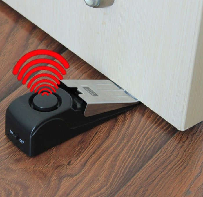 Portable Alarm Door Stopper