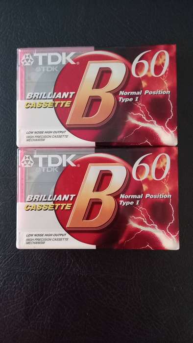 TDK B60 Type 1 Audio Cassette - new, sealed