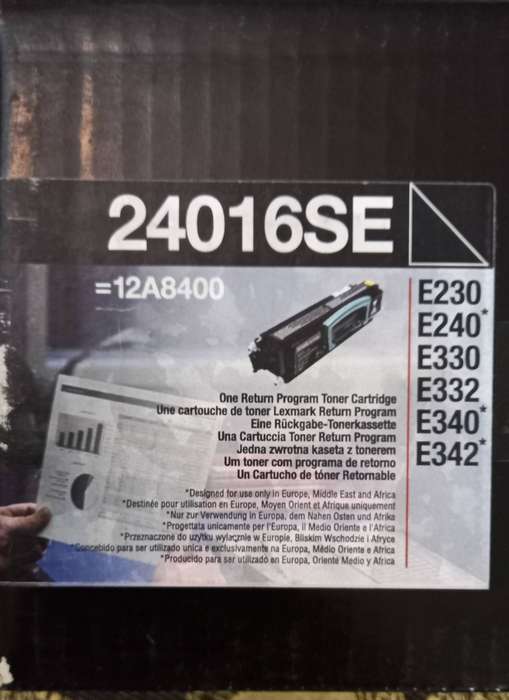 Lexmark 24016SE Return Program Toner Cartridge