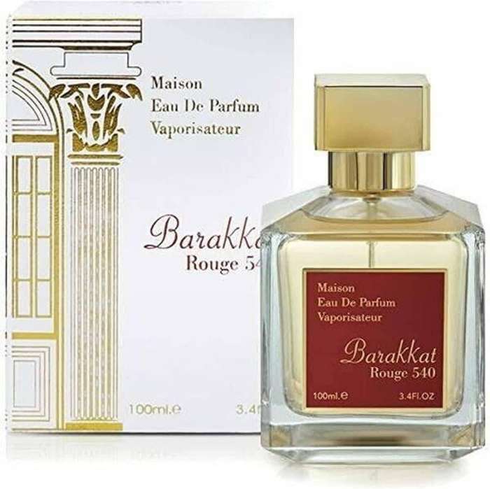 Barakat Rouge 540 By Fragrance World | Eau De Parfum 100ml | Barrakat Rouge For Men & Women,
