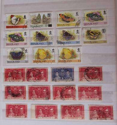 SWAZILAND IMPERIAL ALBUM 10 PAGE 20 SIDES,DAMAGE ON SPINE
