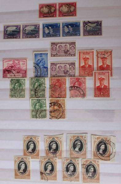 SWAZILAND IMPERIAL ALBUM 10 PAGE 20 SIDES,DAMAGE ON SPINE