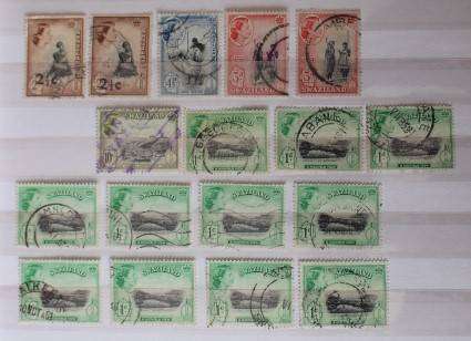 SWAZILAND IMPERIAL ALBUM 10 PAGE 20 SIDES,DAMAGE ON SPINE