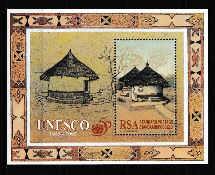 RSA 1995 UNESCO MINI SHEET