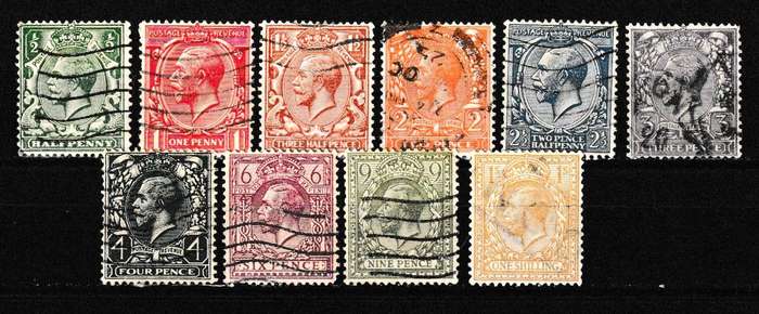 GREAT BRITAIN 1934 KING GEORGE V USED