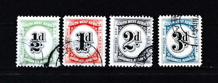 SWA 1931 POSTAGE DUE PART SET VF USED