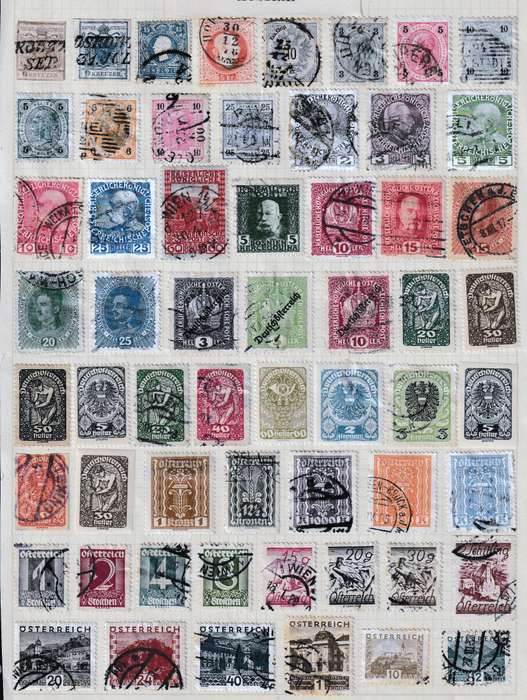 OSTERREICH EARLY STAMPS