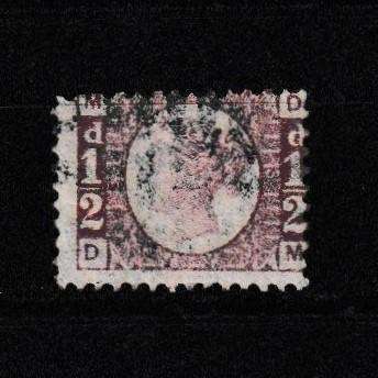 GREAT BRITAIN 1/2d VICTORIA STAMP