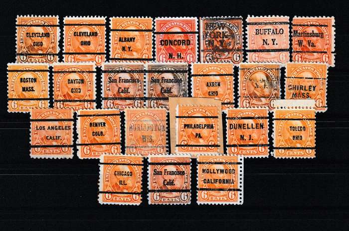 USA PRECANCELS 6c