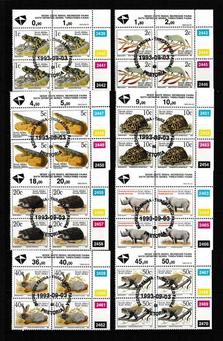 RSA 1993 THREATENED FAUNA 3 X SCANS