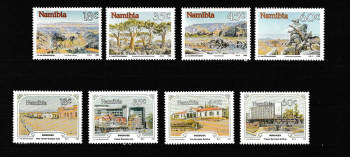 NAMIBIA 1990 SIGHTS/DEVELOPMENT SETS