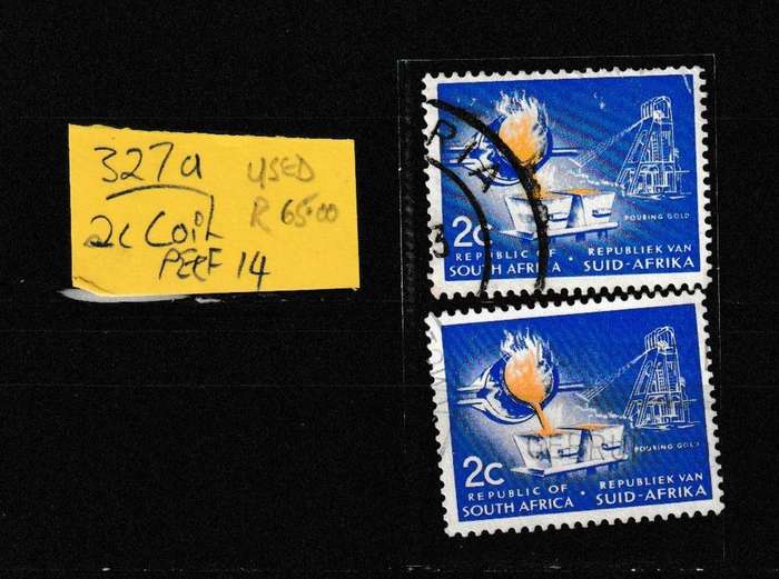 RSA 1974 2c POURING GOLD NO. 327a