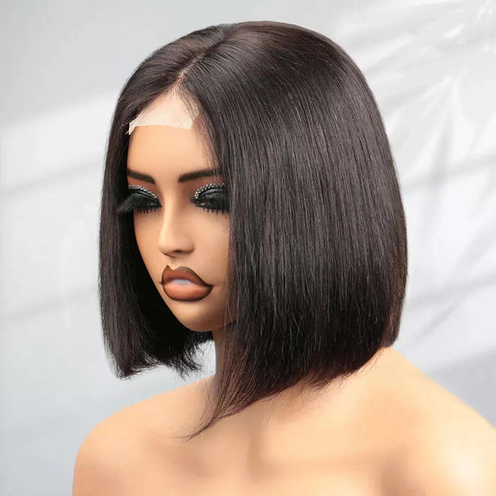 Glueless Human Hair Straight 13X4 Lace Front Human Hair