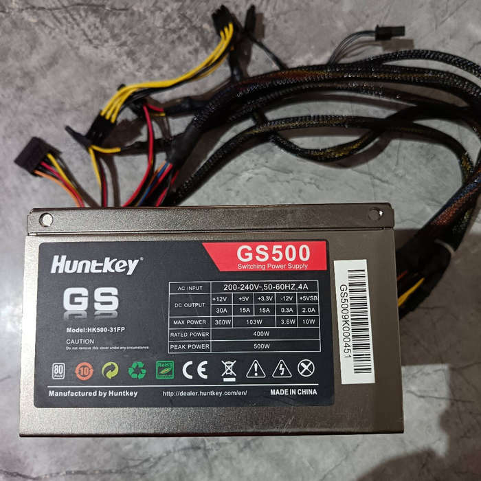 Huntkey GS500 400W 80 Plus Power Supply