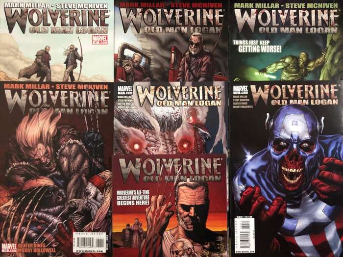 Wolverine: Old Man Logan(2008) - Complete Run + Variants