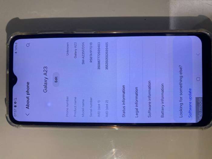 Samsung Galaxy A23  Dual SIM  64GB  Good Condition