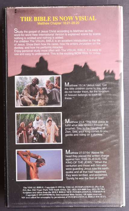 The Story of Jesus according to Matthew (VHS)