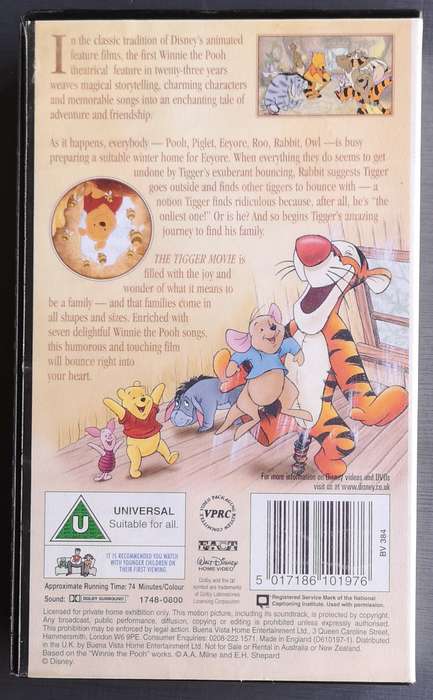 The Tigger Movie (VHS)