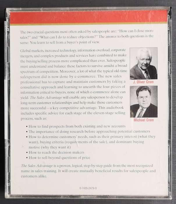 The Sales Advantage - Dale Carnegie (Audio Book, CD)