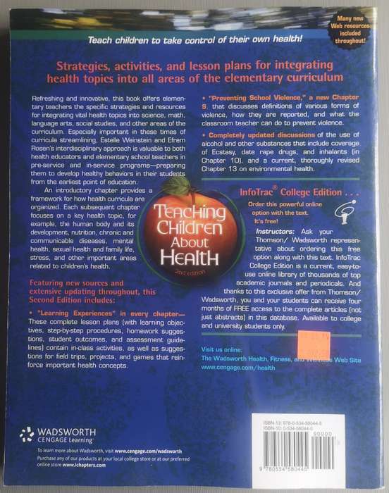 Teaching Children About Health - Efrem Rosen