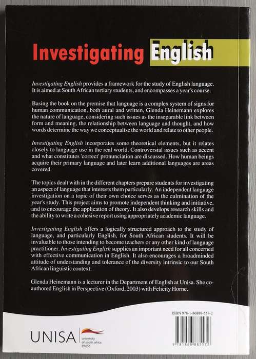 Investigating English - Glenda Heinemann